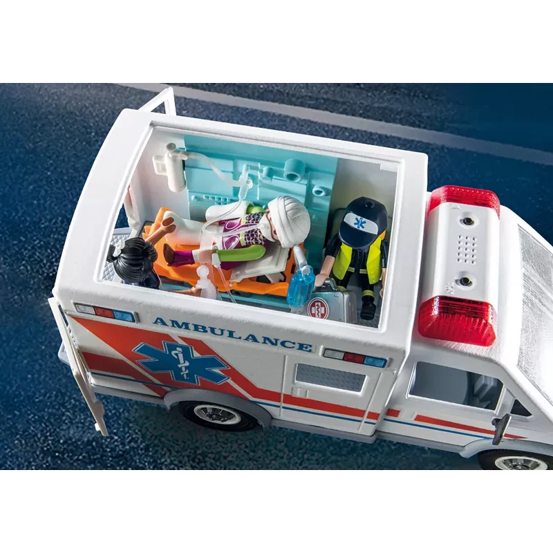 Spielzeug-Krankenwagen PLAYMOBIL 71232 — mehrfarbig, für 4–10 Jahre, AAA-Batterie