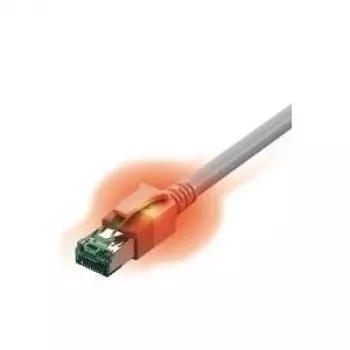 EasyLan DualBoot LED-Patchkabel Cat.6A (ISO/IEC), S/FTP, grau, 5,0 m, mit LED-Identifikation