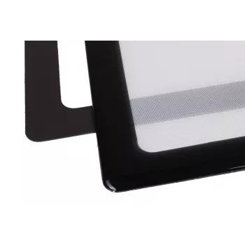 DEMCiflex Staubfilter 120 mm, quadratisch – Schwarz/Weiß