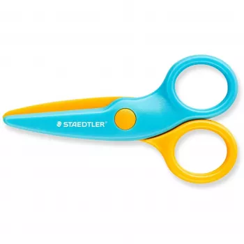 Scheren Staedtler Noris Junior Gerader Schnitt Blau Gelb 100 mm