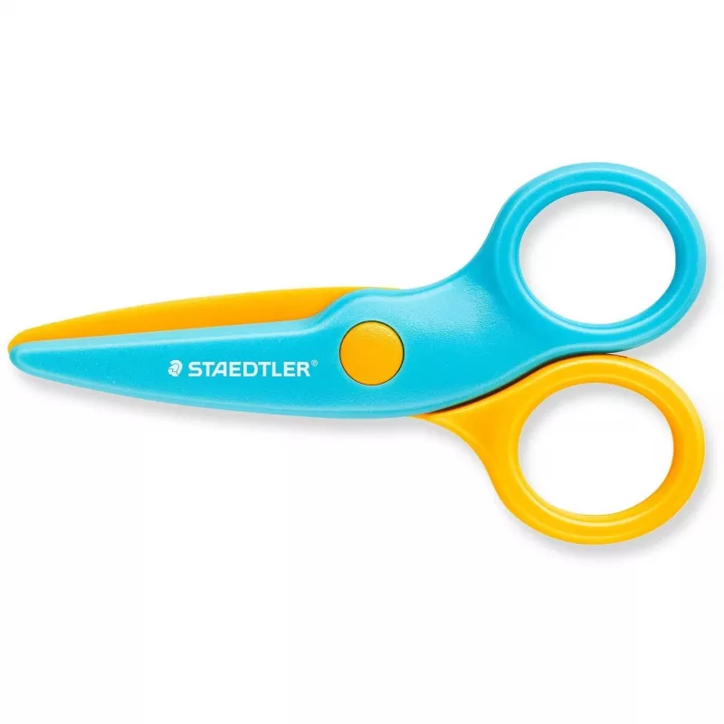Scheren Staedtler Noris Junior Gerader Schnitt Blau Gelb 100 mm