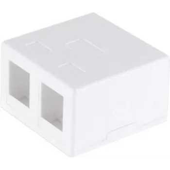 Netzwerkadapter ShiverPeaks 08-10116 — 2-Port-Keystone-Anschluss, weiß