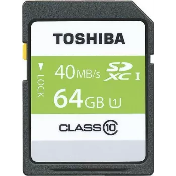 TOSHIBA 64GB SDXC-Karte UHS-1, Retail (SD-T064UHS1(6)