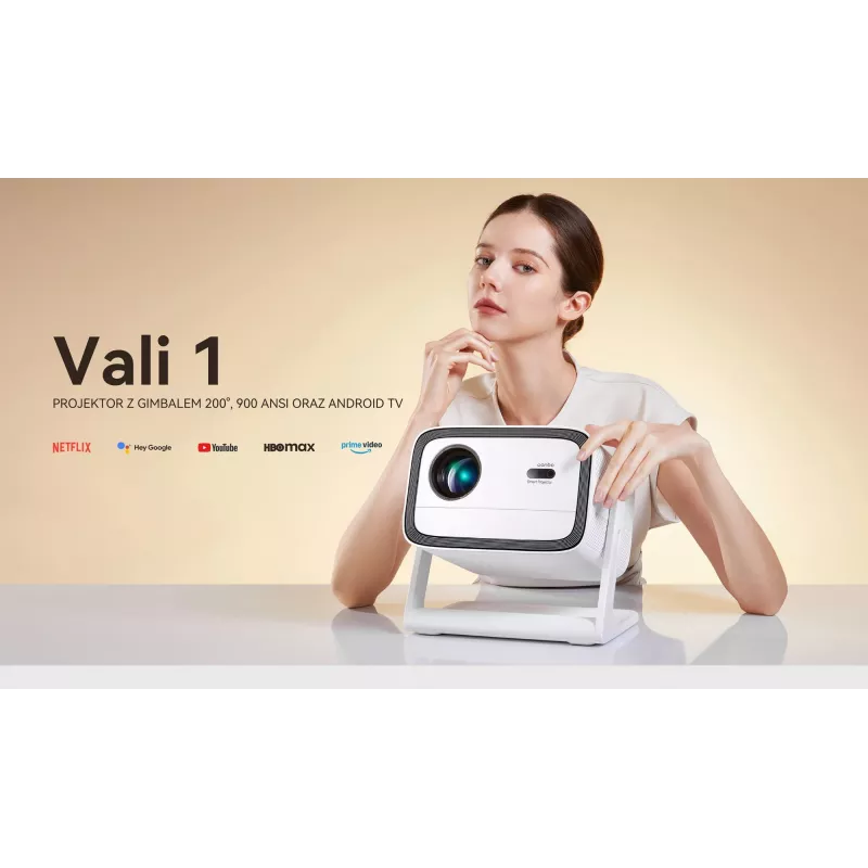 Projektor WANBO Vali 1 Full HD 900 ANSI Lumen tragbar Heimkino