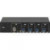 KVM-Switch Inter-Tech IPC AS-41HUS 4 Ports USB