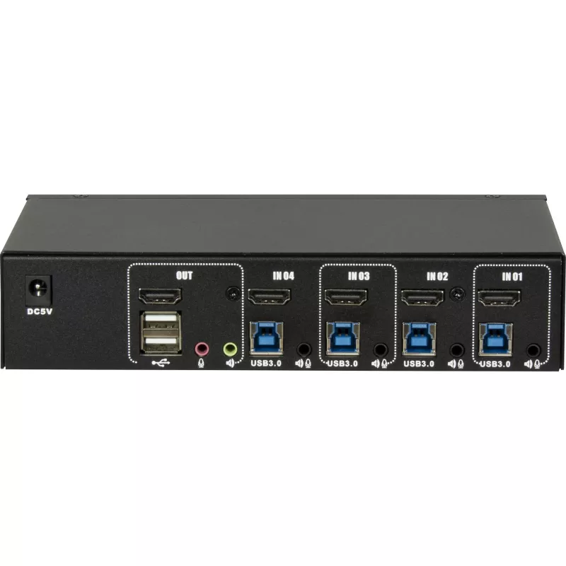 KVM-Switch Inter-Tech IPC AS-41HUS 4 Ports USB