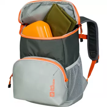 Jack Wolfskin Erlebnis Pack Rucksack - Grün/Orange, 11 l
