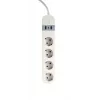 Intelligente Steckdosenleiste Gembird TSL-PS-S4U-01-W 4 AC-Ausgänge 3880 W Weiß
