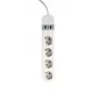Intelligente Steckdosenleiste Gembird TSL-PS-S4U-01-W 4 AC-Ausgänge 3880 W Weiß