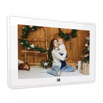 Digitaler Bilderrahmen Kodak RCF-106 10 Zoll Weiß — 10-Zoll-Display, digitaler Diashow-Rahmen