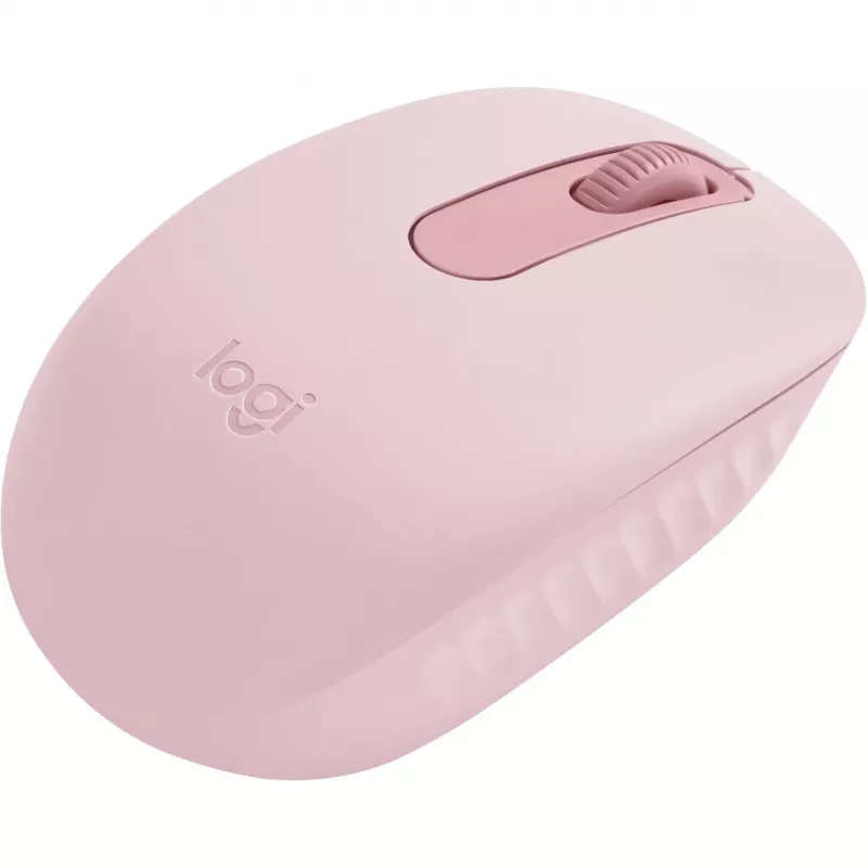 Logitech M196 - Maus - rechts- und linkshändig - optisch - 3 Tasten - kabellos - Bluetooth - rosé (910-007461)