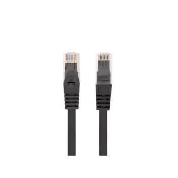 Netzwerkkabel LANBERG PCU6-10CU-0050-BK Cat6 U/UTP RJ-45 0,5 m Schwarz