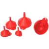 Trichter-Set IWH 4-teilig orange — hochwertiges Polyethylen für Öl und Benzin