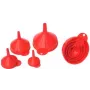 Trichter-Set IWH 4-teilig orange — hochwertiges Polyethylen für Öl und Benzin