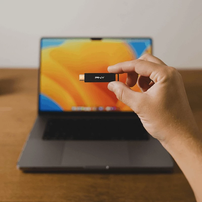 PNY Elite-X USB-Stick 64 GB USB Typ-C 3.2 Gen 1 (3.1 Gen 1) Schwarz (P-FDI64GELTXC-GE)