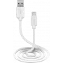 SBS TECABLEUSBIP589W Lightning-Kabel 1 m Weiß (TECABLEUSBIP589W)