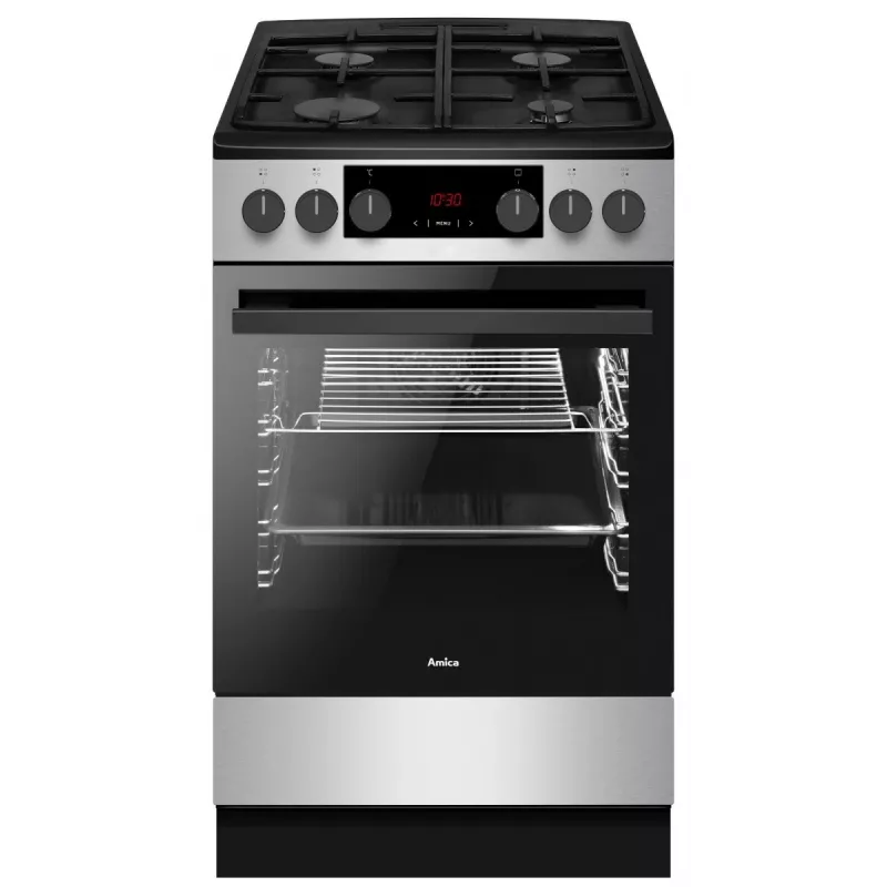 Herd AMICA 523GEH3.33ZpTsDFA PIZZA-Backofen, freistehender Gasherd, Energieeffizienzklasse A