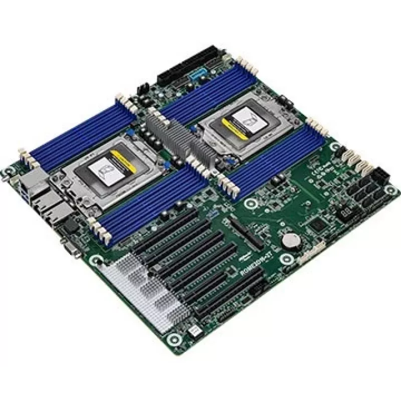 Motherboard ASRock ROME2D16-2T LGA 4094 EEB, Dual-Sockel, 16 DIMM DDR4, 3,2 TB RDIMM, 5x PCIe x16 Gen4, 16x SATA III
