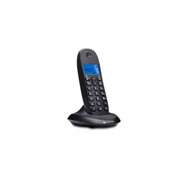 Schnurloses Telefon Motorola C1001CB Schwarz — DECT-Mobilteil mit 1,6-Zoll-Anzeige