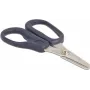 DeLOCK 90554 Büro- und Bastelschere Büroschere mit Dekorschnitt Blau - Silber (90554)