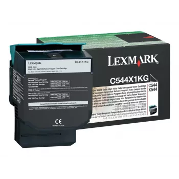 Lexmark C544X1KG - Tinte schwarz - für C544dn, C544dtn, C544dw, C544n, X544dn, X544dn RCS, X544dtn, X544dw, X544n