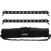 LED-Bar-Set EUROLITE 2x LED BAR-12 QCL RGBW mit Softbag – 2 Stück, RGBW QCL LEDs