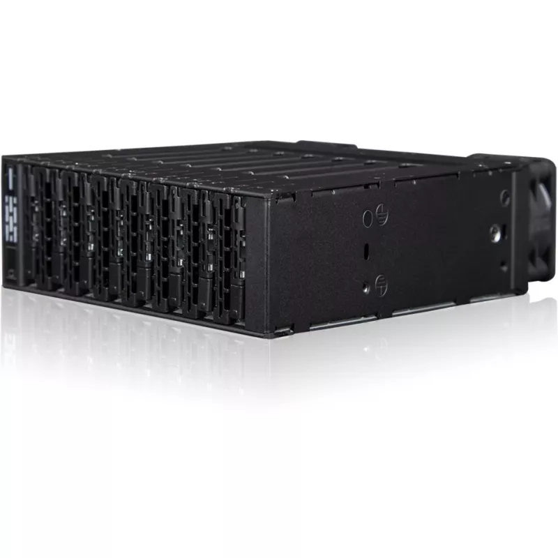 ICY DOCK - MB873MP-B V2 - ToughArmor - 8 Bay M.2 NVMe SSD PCIe 4.0 Mobile Rack Enclosure for External 5.25 Drive Bay (8 x OCuLink SFF-8612)