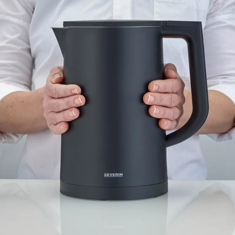 Severin WK 3483 Wasserkocher 1,7 L 2200 W Schwarz
