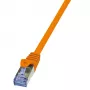 Netzwerkkabel LogiLink 2m Cat.6A RJ-45 S/FTP Orange