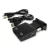 SAVIO CL-145 VGA-zu-HDMI-Konverter, Audio, Full HD, Schwarz