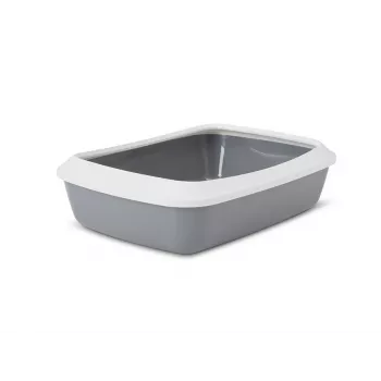 Katzentoilette Savic Iriz 50 cm — Savic Iriz Katzenklo, Kunststoff, 50×37×13,5 cm, grau, 1 kg