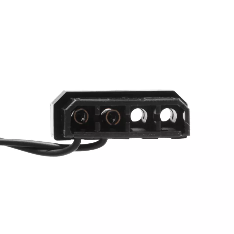 Akyga AW-12E-BR 120 mm Gehäuselüfter, 33 rote LEDs, Molex, Schwarz