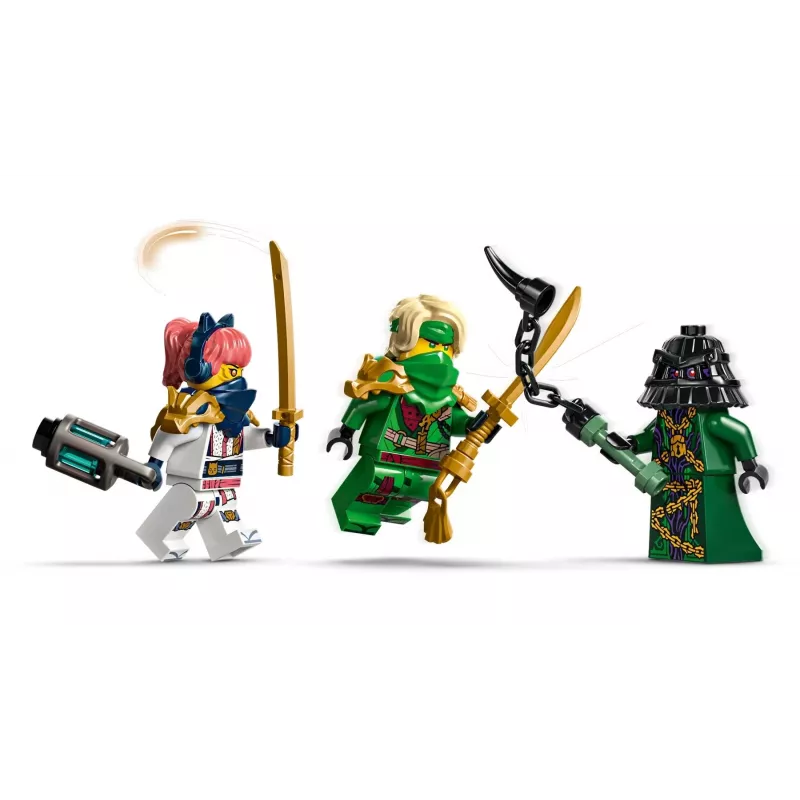 LEGO Konstruktionsspielzeug NINJAGO 71842 Rontu der Meisterdrache — 381 Teile, 4 Minifiguren, Ausstellungsmodell 130 mm