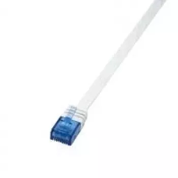 Netzwerkkabel LogiLink 0,25m RJ45 Cat6 Weiß