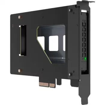 ICY Dock ToughArmor MB111VP-B - mobiles Speicher-Rack - für M.2 / M.3 SSD Mobilrack - 2,5 Zoll (6,4 cm) - NVMe - PCIe 4.0 x4 - Schwarz (MB111VP-B)