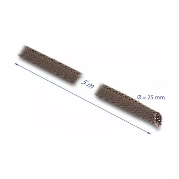 Kabelmantel DeLOCK 20906 Braun Polyester 2,5 cm