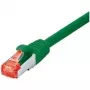Tecline exertis Connect - Patchkabel - RJ-45 (M) auf RJ-45 (M) - 25 m - SSTP-Kabel - CAT 6 - Halogenfrei - Grün (71525G)