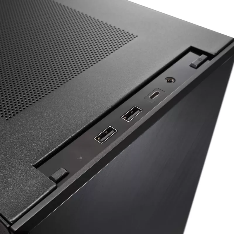SilverStone SST-SG17B Micro-ATX / Mini-ITX-Gehäuse - schwarz