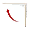Wandmontiertes Klappregal MACLEAN MC-128 WD 100×40 cm Holzoptik