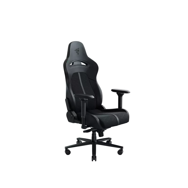 Razer ENKI PC-Gamingstuhl mit gepolstertem Sitz, Schwarz