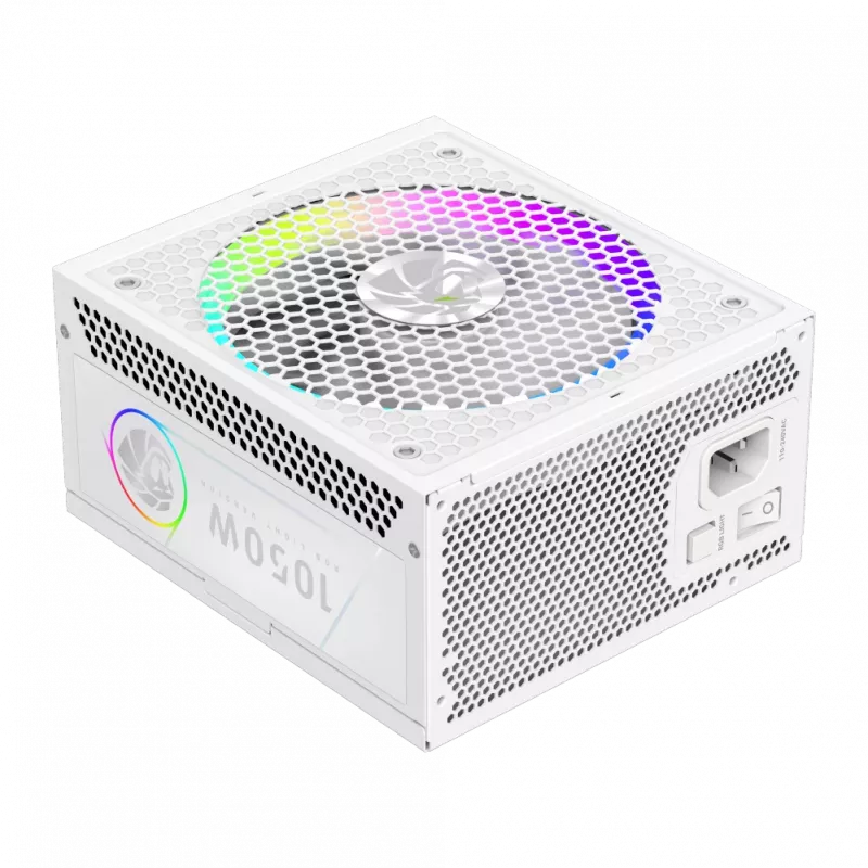 Gamemax Netzteil, 80 PLUS, Gold | RGB 1050G WH | 1050 W