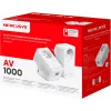 MERCUSYS MP500P KIT - AV1000 Gigabit Passthrough Powerline Starter Kit mit Steckdose