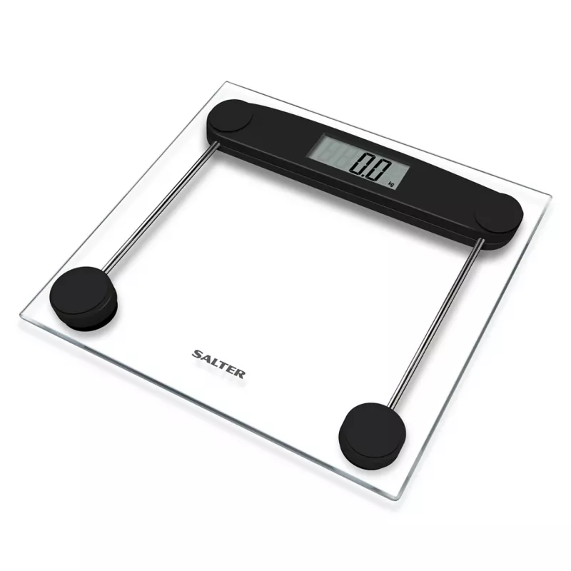 Badezimmerwaage Salter 9208 BK3R Kompakt-Glaswaage Elektronisch