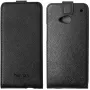 Nevox RELINO Hülle für HTC One (M7) FLIP Case schwarz-grau Blister