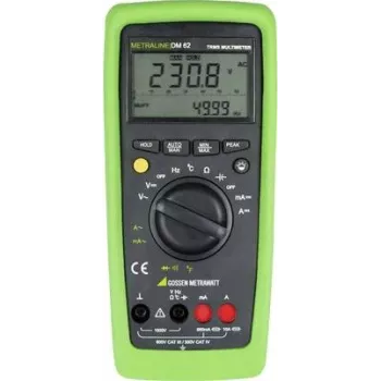 METRALINE DM 62 Hand-Multimeter digital CAT III 600 V IV 300 V display counts (M197A)
