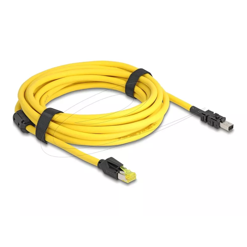 Netzwerkkabel DeLOCK 81253 Schwarz Gelb 5m Cat6