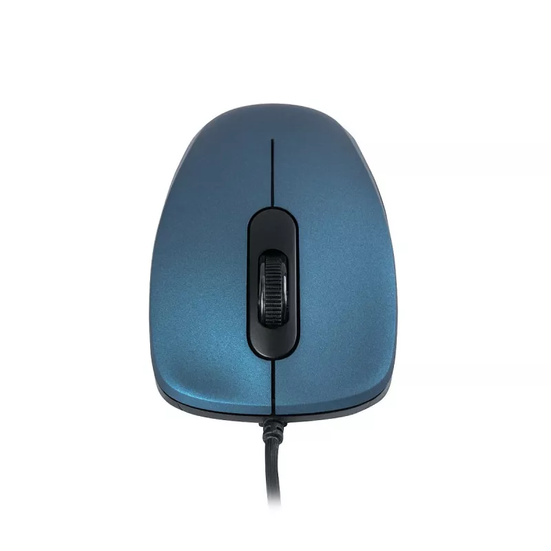 ModeCom MC-M10S - Maus - Optisch - 3 Tasten - Kabelgebunden - USB - Blau