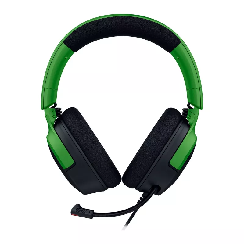 Kabelgebundenes Gaming-Headset Razer Kraken V4 X — supra-aural, 20–20000 Hz, 1,8 m Kabel, 310 g, schwarz/grün