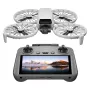 Drohne DJI Flip 4 mit 48 MP Kamera, 4K (3840x2160), 3110 mAh Akku, 16 m/s, 14.000 m Reichweite, 4 Rotoren, 0,249 kg, Schwarz/Weiß