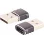 USB A auf USB C Adapter ShiverPeaks 14-05034 – USB 2.0, schlankes Metallgehäuse